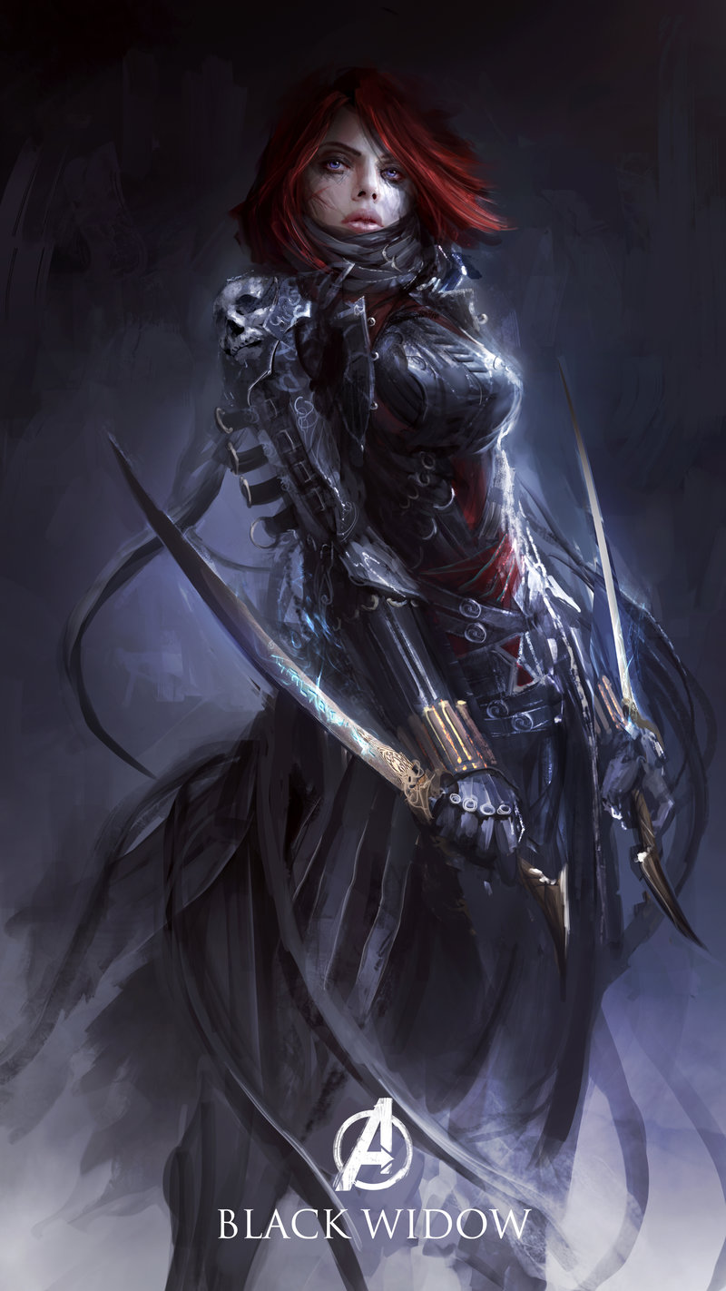 Illustration for article titled The Avengers reimagined as dark fantasy characters is scary great